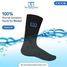The Unisex Wudu Socks- Black or Grey