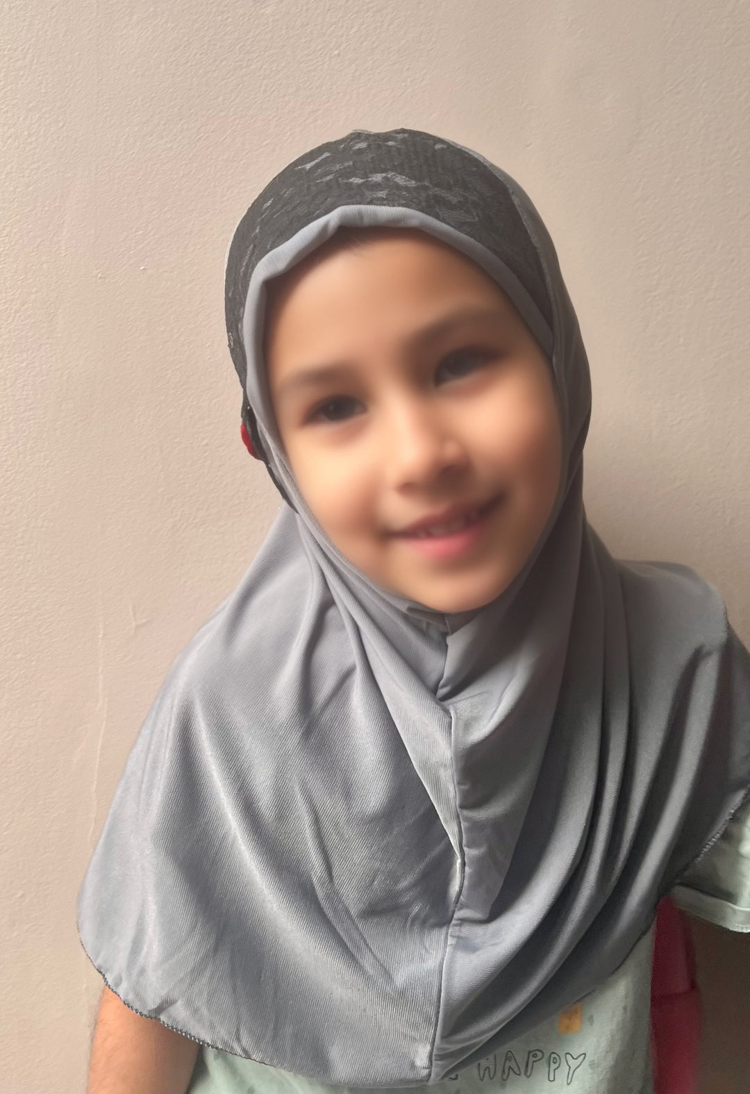 Decorated  lace motif Girls Fancy Hijabs in Small - Variety