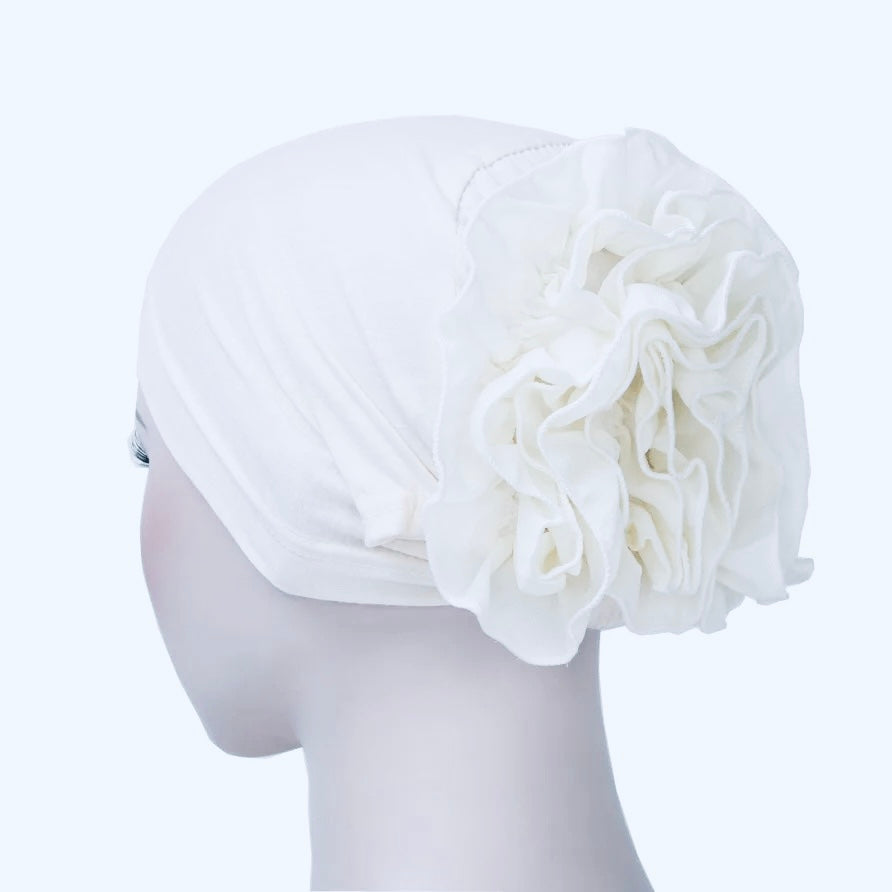 Ruffle Bonnet Volumiser underscarf Ac.