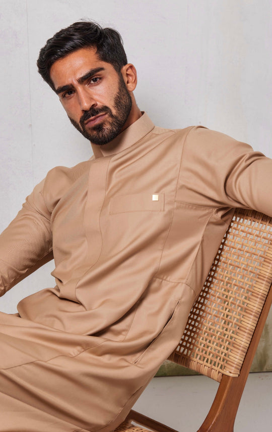 Faris Royal Beige Thobe/Jubba
