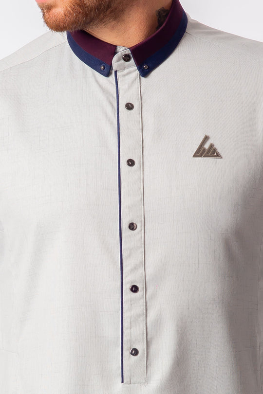 AA23010 Al Ameer Thobe/Jubba - Light Grey