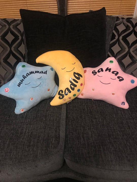 My Personalised ’ Dua Star Pillow – Blue Star