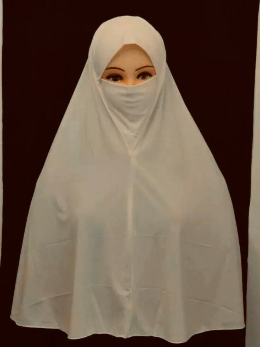High Quality Hijab 3XL Burkha/Khimar with attached Veil.
