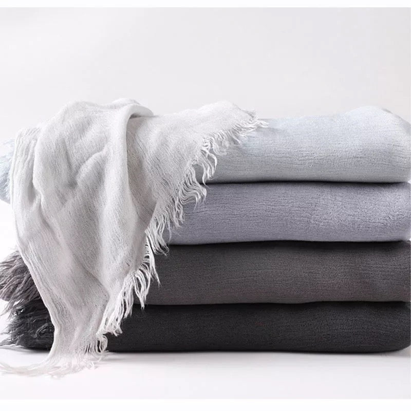 Crinkle Rayon Viscose Hijab/Scarf