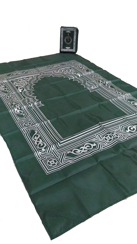 Hygienic Pocket Travel Prayer Mat  with Compass