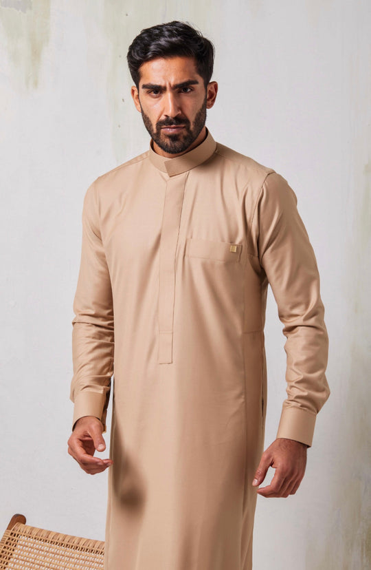 Faris Royal Beige Thobe/Jubba