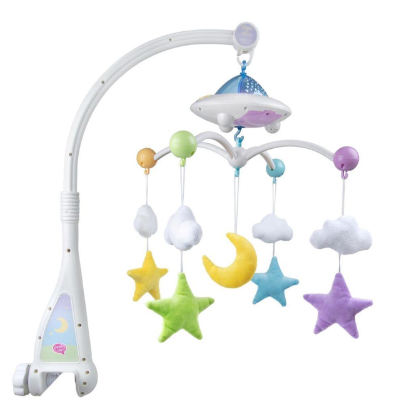 Moon & Stars Cot mobile with Remote