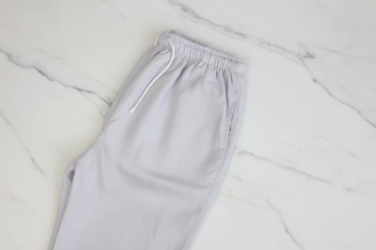 Kids High Quality Cotton Pyjama Pants with pockets in white