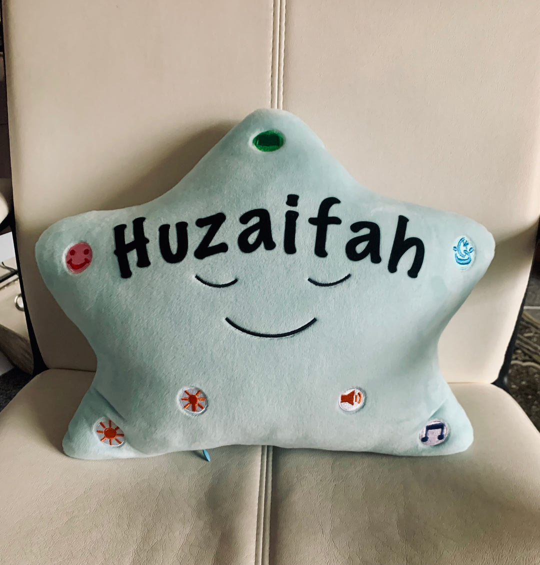 My Personalised ’ Dua Star Pillow – Blue Star