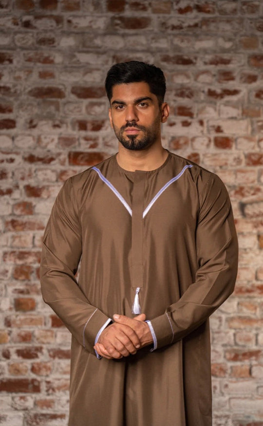 Chenille latest Mocha  Thobe  - CHM 172