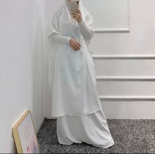 Three piece Jilbab and Niqab set - colours