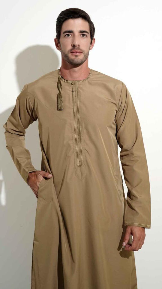 Faris Omani Gold  Thobe/Jubbah