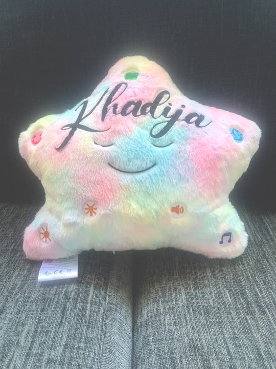 New Candy Floss Dua’ Pillow with Light & Sound – Colours