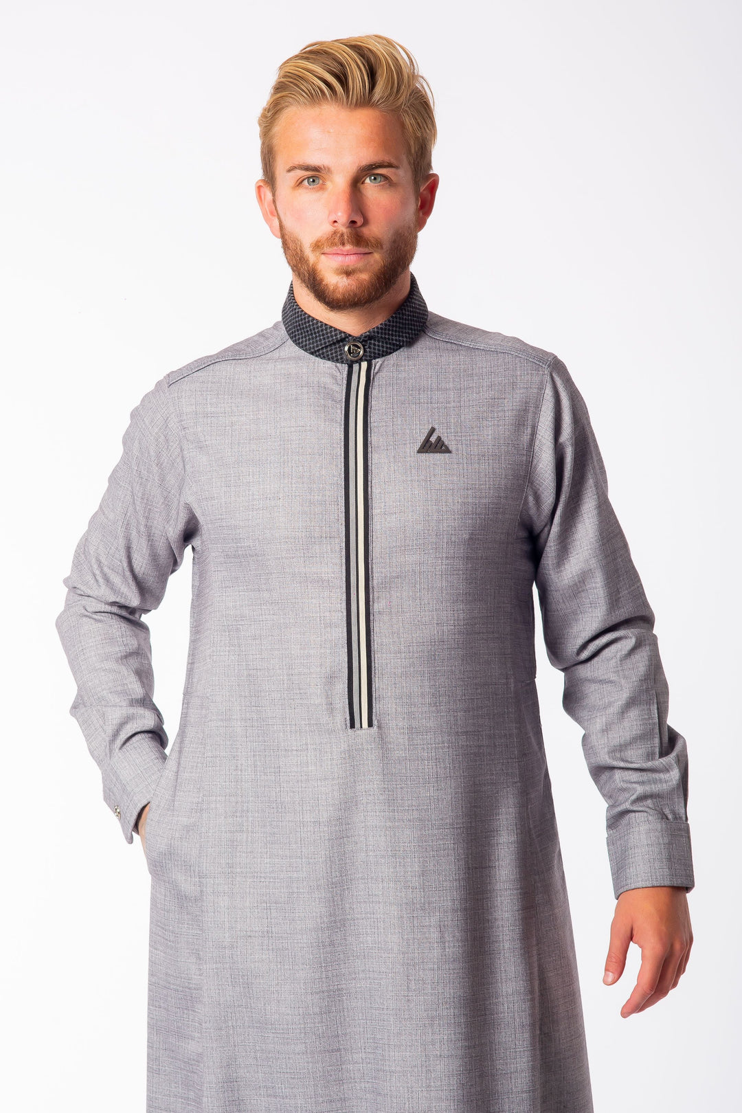 AA20G13 Al Ameer Thobe/Jubba - Grey