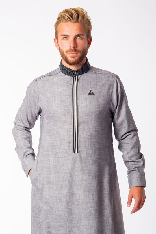 AA20G13 Al Ameer Thobe/Jubba - Grey
