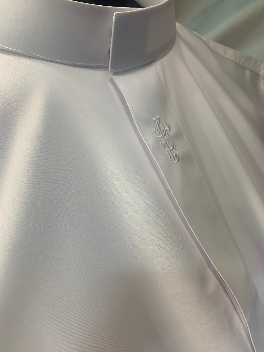Boys Collar Faris Jubba/Thobe - White