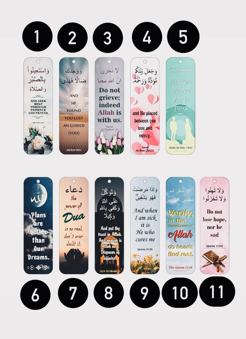 Wooden Quran/ Book Mark - Variety