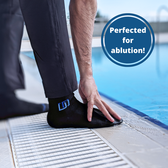 The Unisex Wudu Socks- Black or Grey