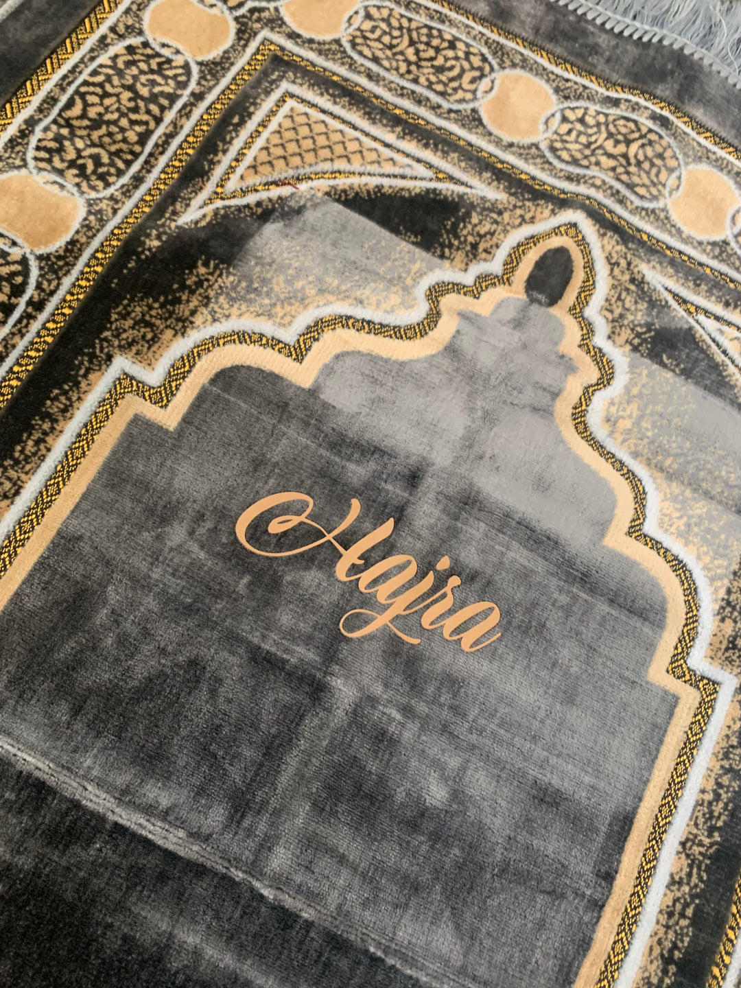 Bordered Kids Medium Prayer Mat matching Adults - kids  W1020 MIX