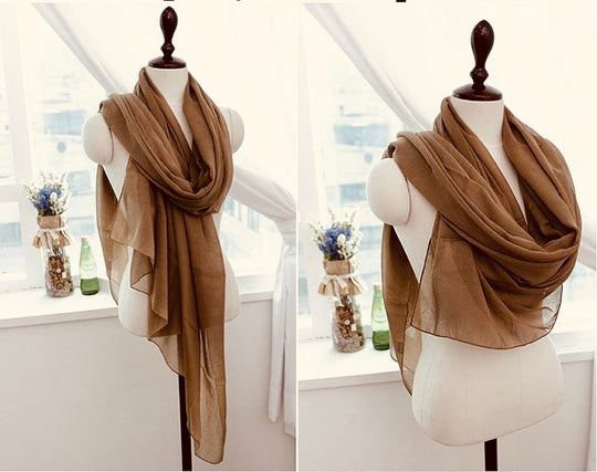 Maxi Hijab/Scarf  - Chocolate  Brown