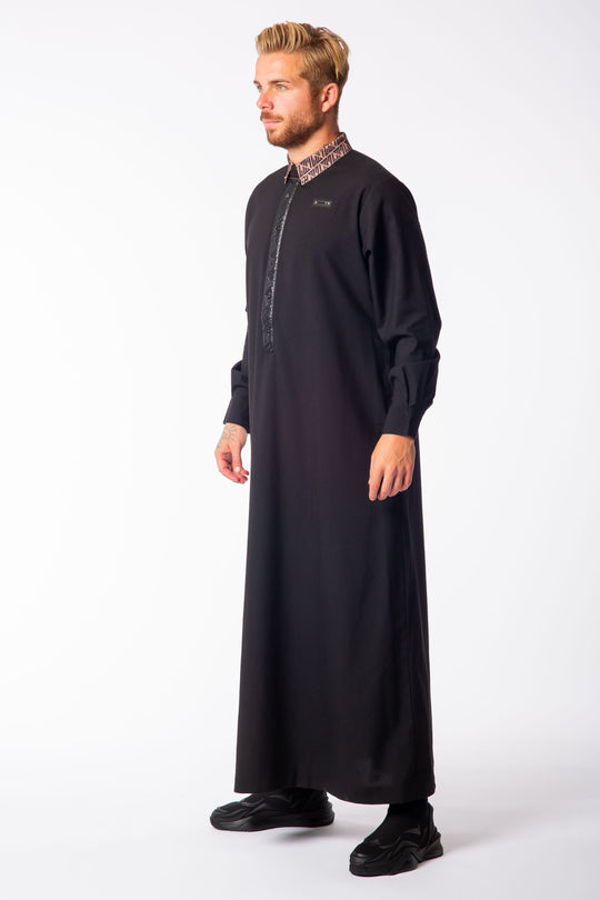 LW23016 Lawung Thobe/Jubba - Black