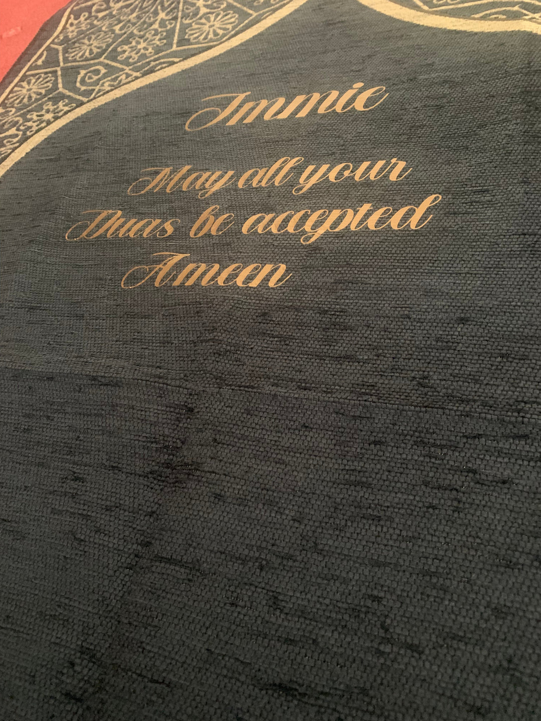 Geometric Light weight Prayer Mat- Plain W920-2- MIX