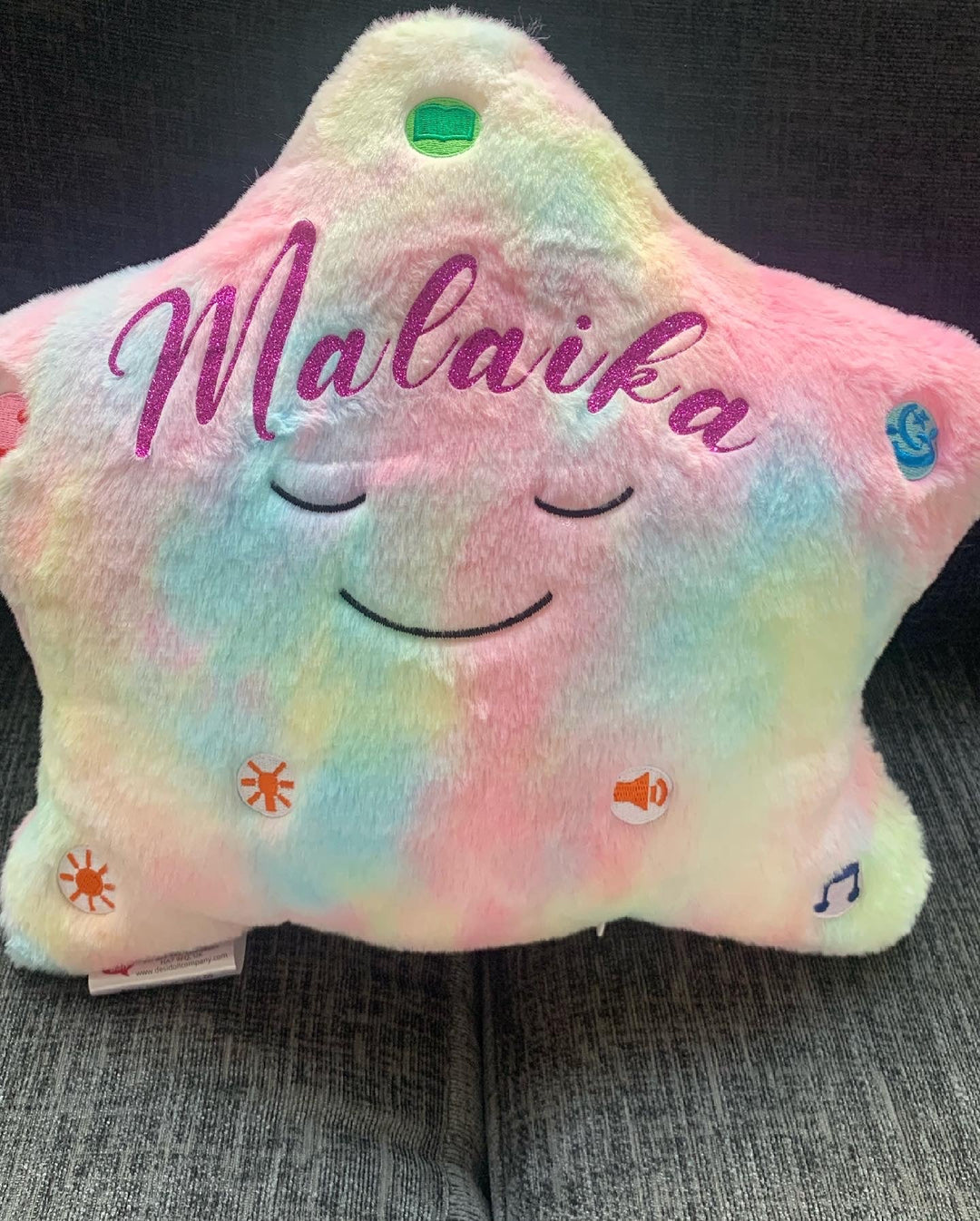 New Candy Floss Dua’ Pillow with Light & Sound – Colours