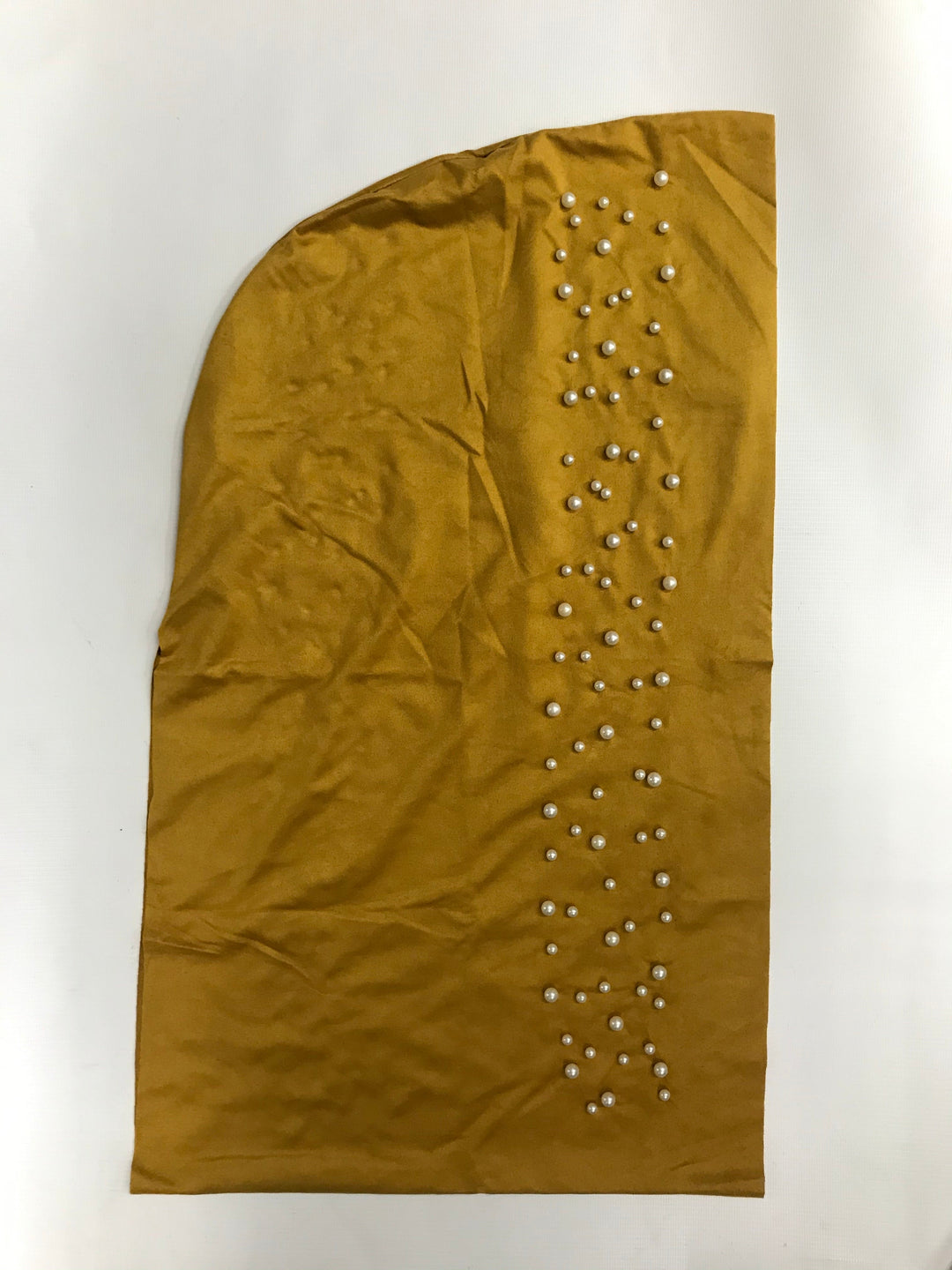 EASY TO WEAR BEADED SUEDE TURBAN/CHEMO HIJAB WRAP TK