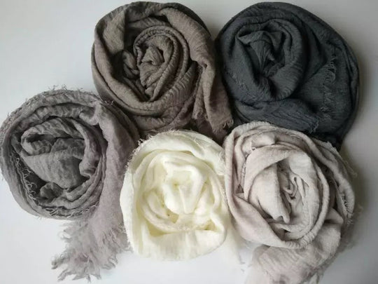 Crimp Frayed Edged  Hijabs / Scarves PH