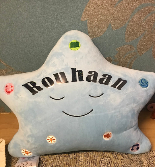 My Personalised ’ Dua Star Pillow – Yellow Star