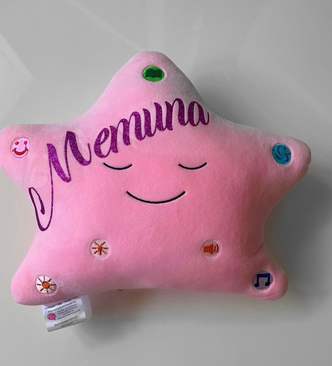 My Personalised ’ Dua Star Pillow – Yellow Star