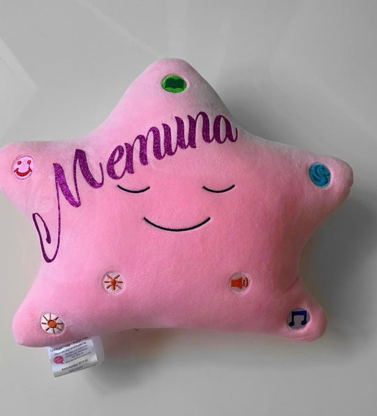 My Personalised ’ Dua Star Pillow – Yellow Star