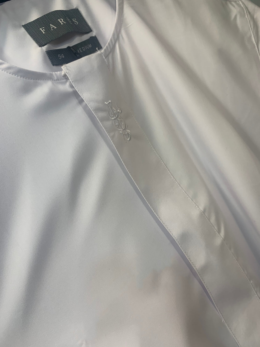 Boys Faris Zip Jubba/Thobe - White