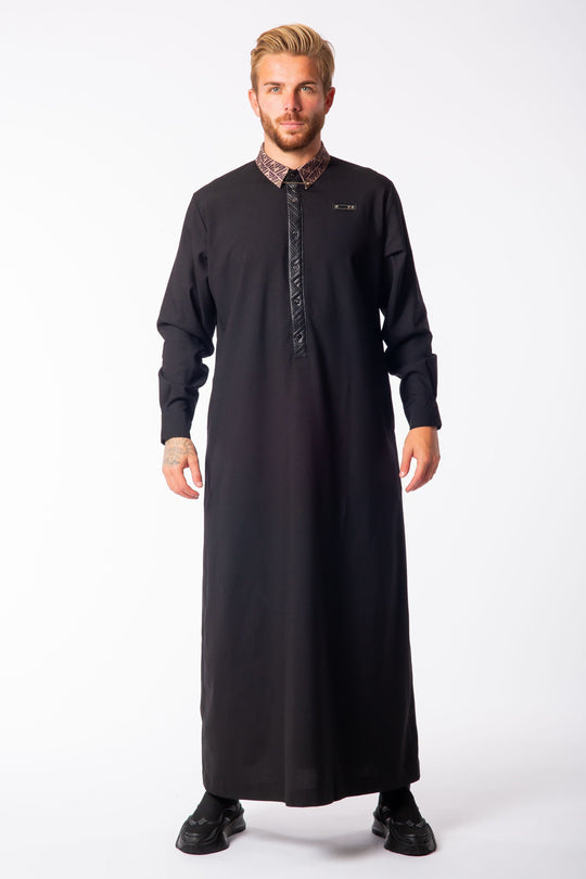LW23016 Lawung Thobe/Jubba - Black