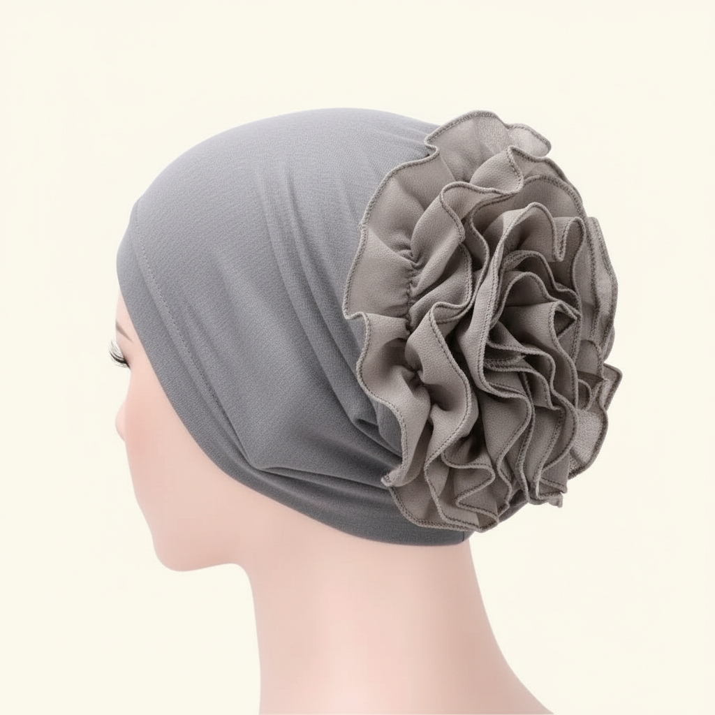 Ruffle Bonnet Volumiser underscarf Ac.