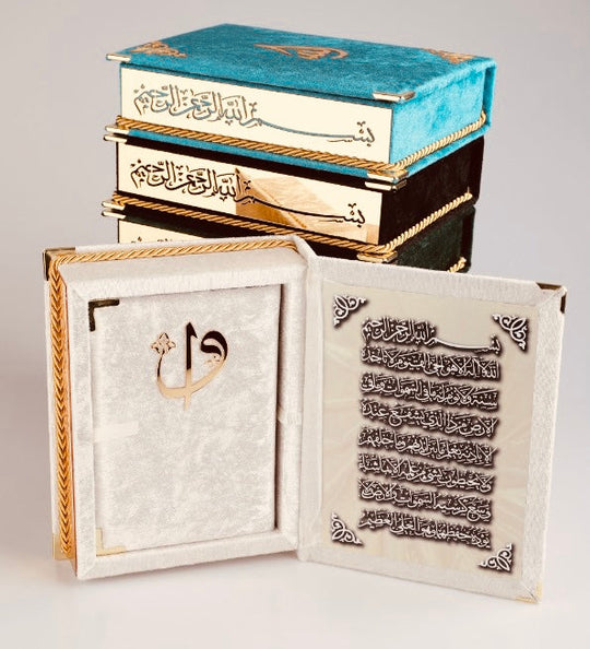 Personalised Velvet Quran with Matching Case