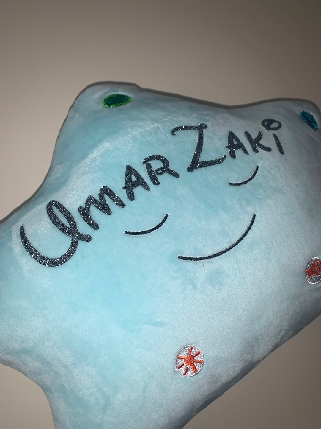My Personalised ’ Dua Star Pillow – Blue Star