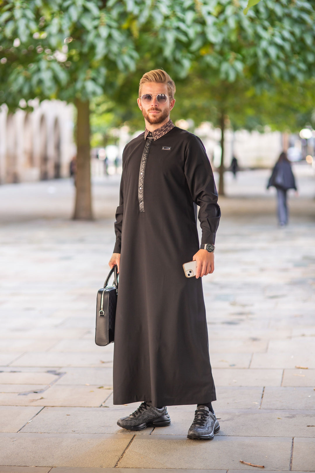 LW23016 Lawung Thobe/Jubba - Black