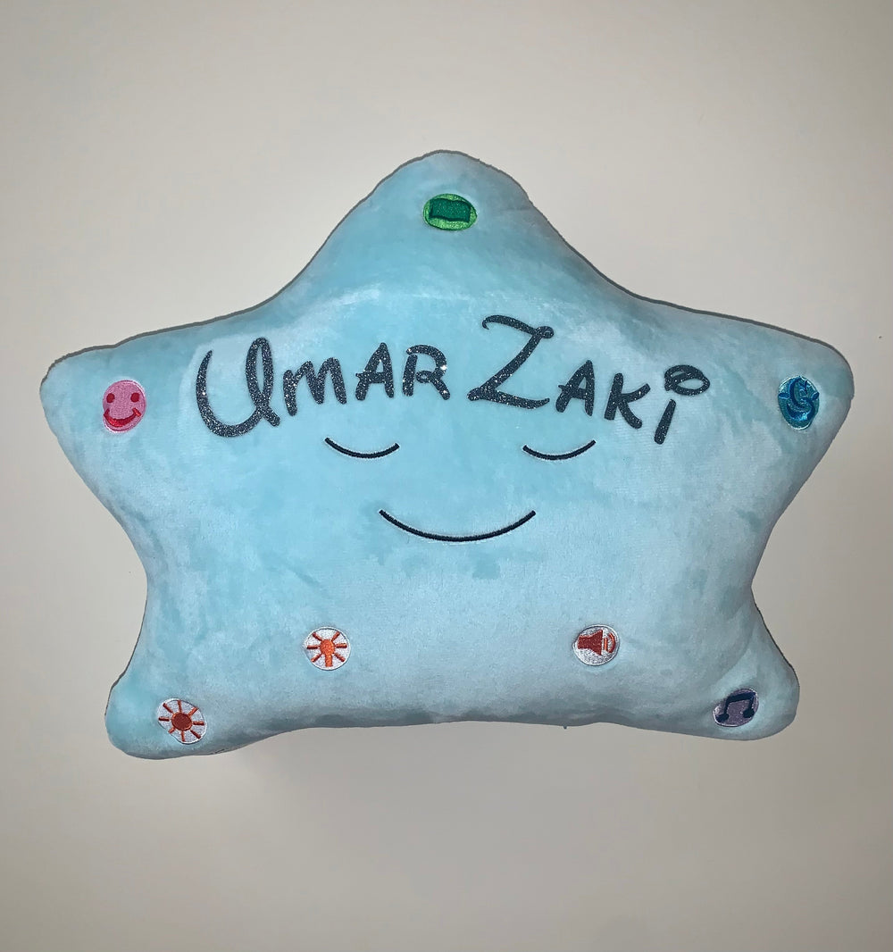 My Personalised ’ Dua Star Pillow – Blue Star