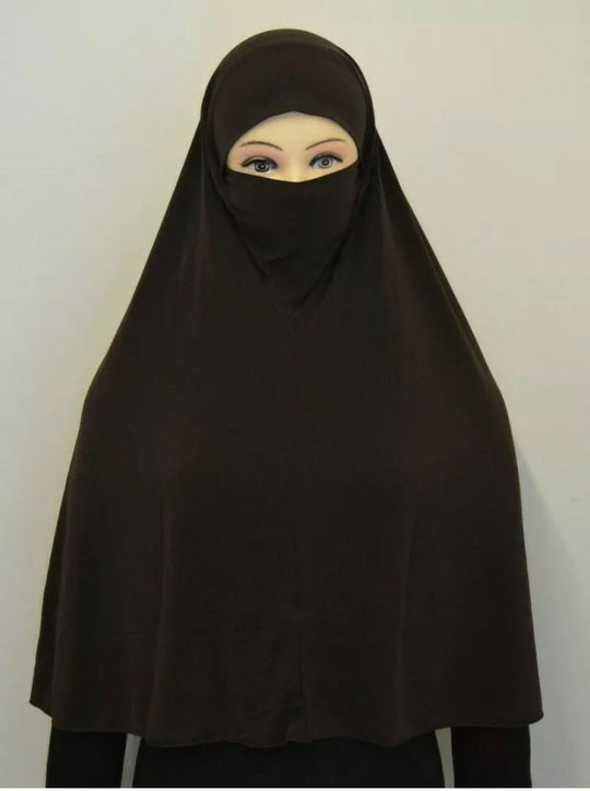 High Quality Hijab 3XL Burkha/Khimar with attached Veil.