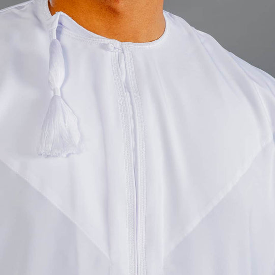 Omani Soft Thobe/Jubbah - White