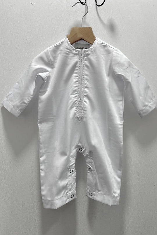 White Baby Emirati Rompers AHR