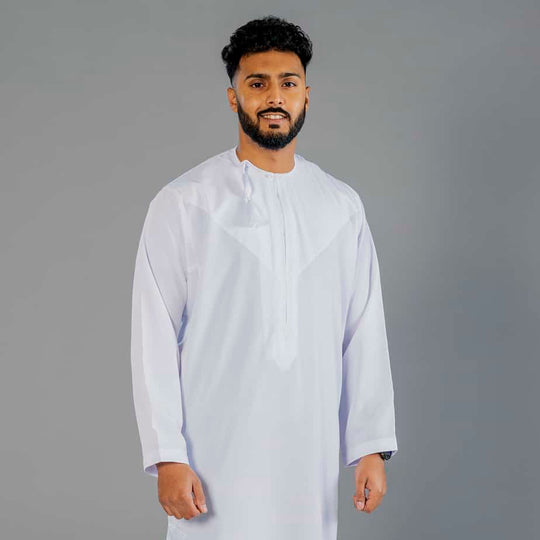 Omani Soft Thobe/Jubbah - White