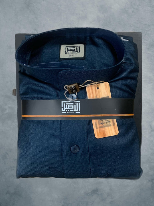Al Aseel Winter Thobe/Jubba- Dark Blue