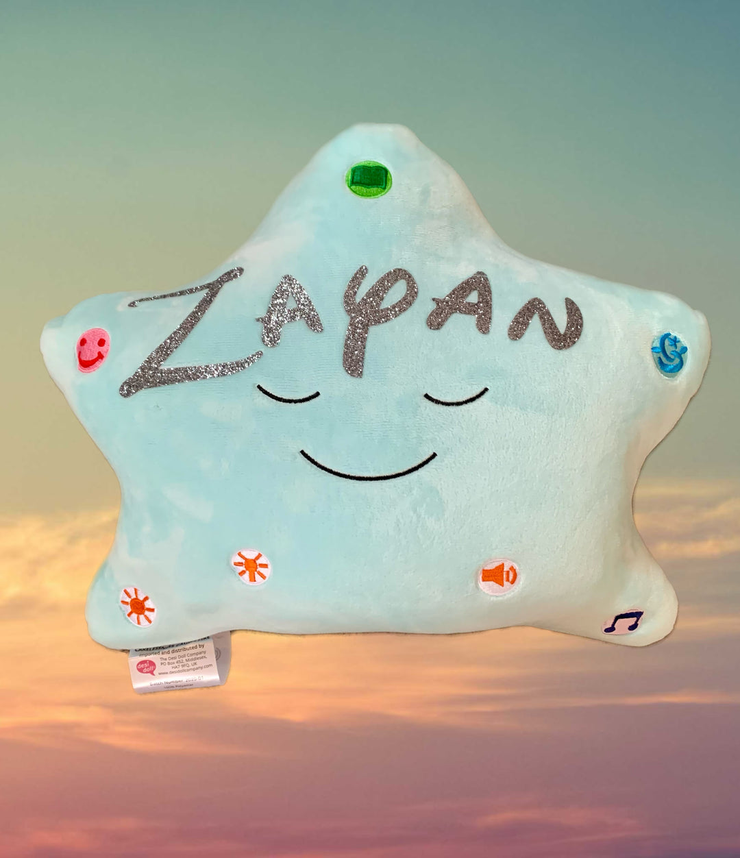 My Personalised ’ Dua Star Pillow – Blue Star