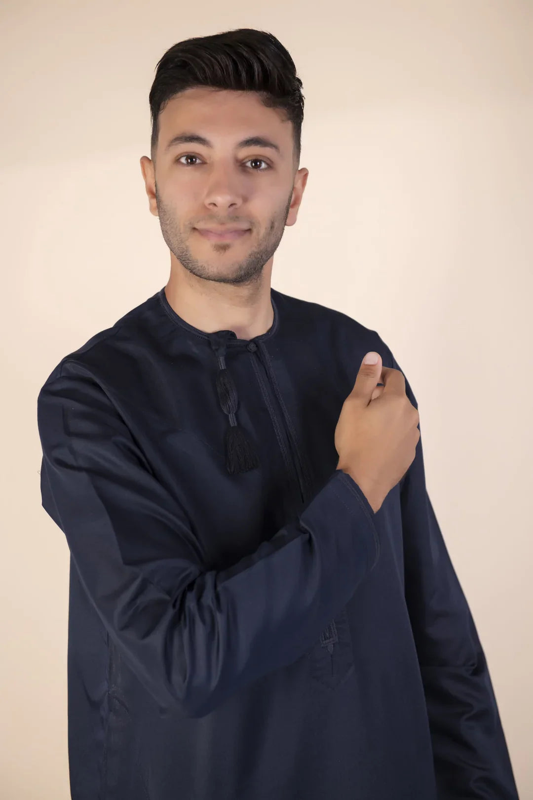 Omani Soft Thobe/Jubbah - Navy