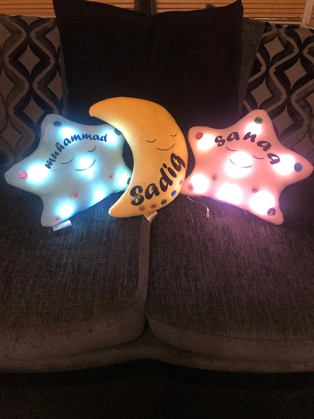 My Personalised ’ Dua Star Pillow – Yellow Star