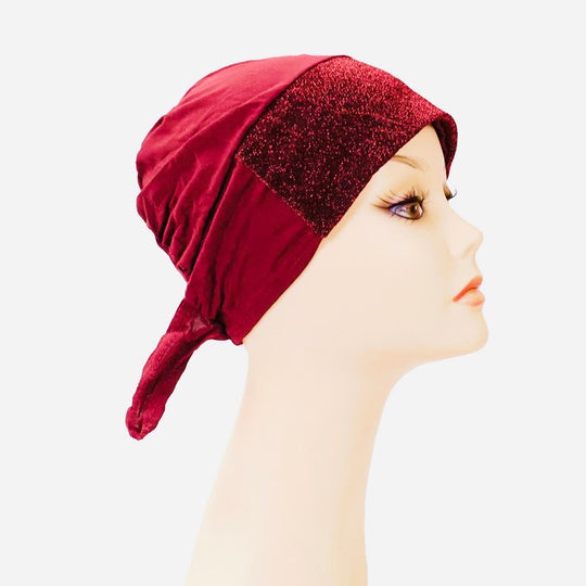Glitzy Glimmer Hijab Bonnet Cap - Colours