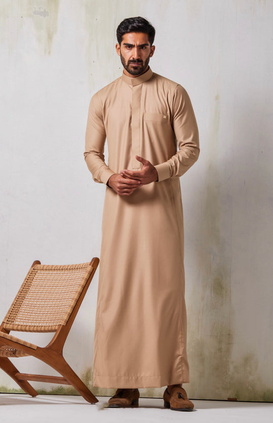 Faris Royal Beige Thobe/Jubba