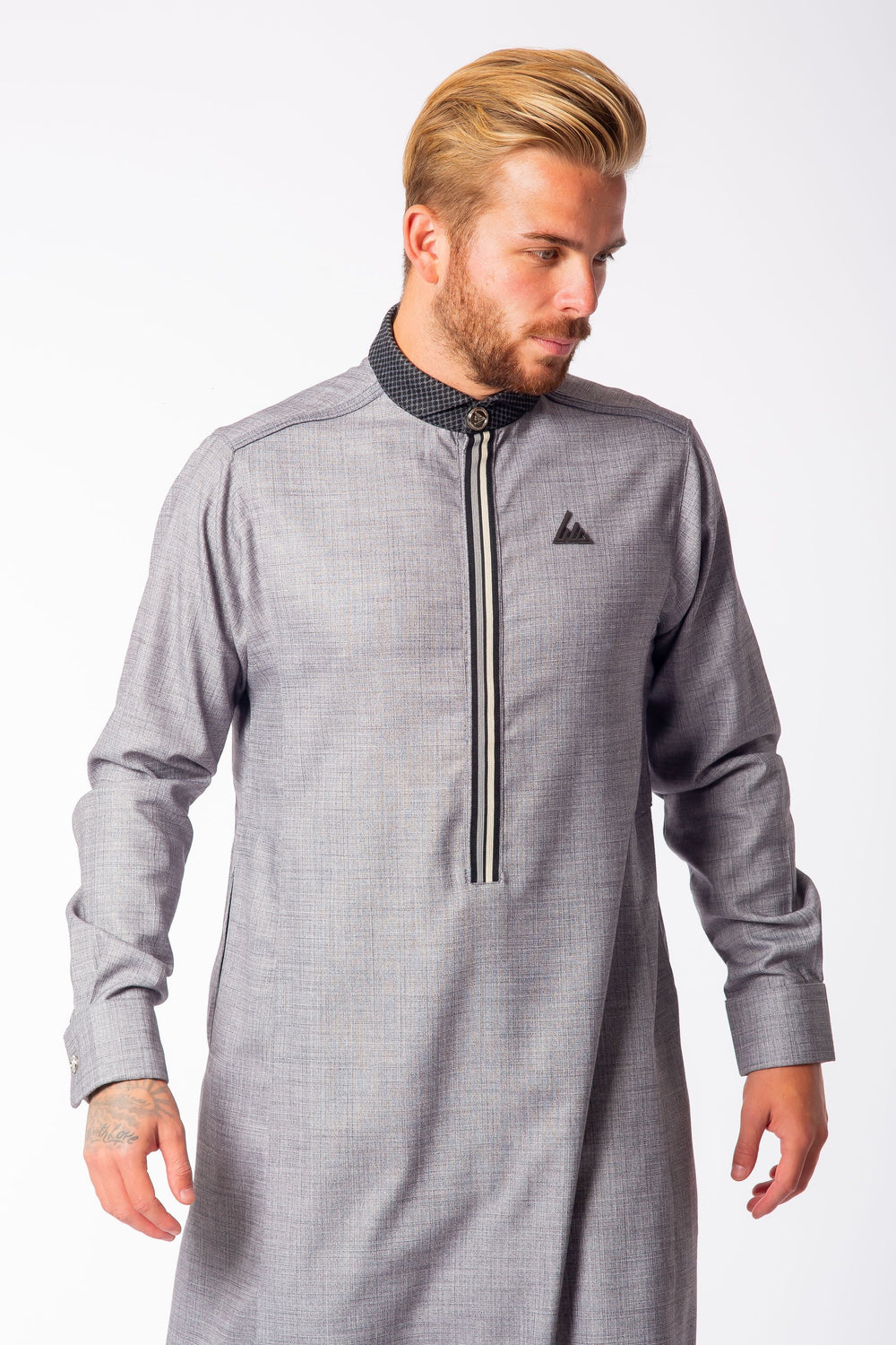 AA20G13 Al Ameer Thobe/Jubba - Grey